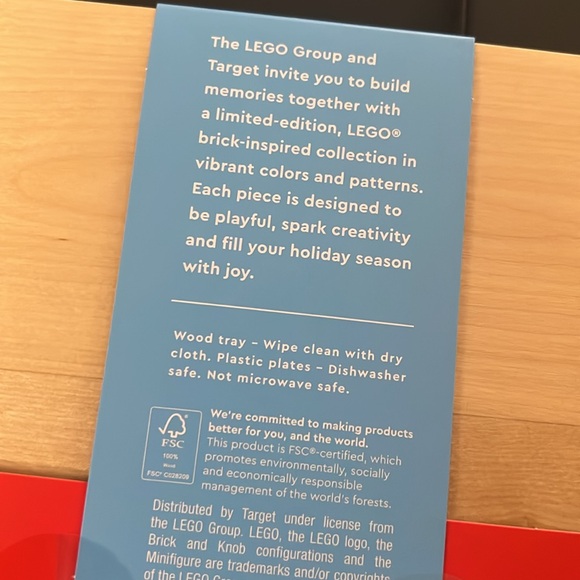 Lego x Target nesting appetizer plates - Picture 4 of 4